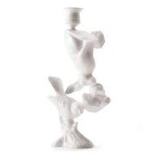 Collectible RARE Artecnica "Bird in Wonderland" in matte white ceramic